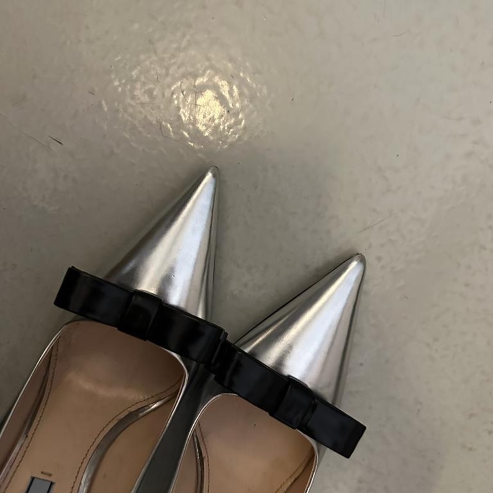 Prada Silver High Heels - Picture 11 of 11